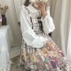 Ruffle Fleece Lining Lolita Style Blouse (WS40)